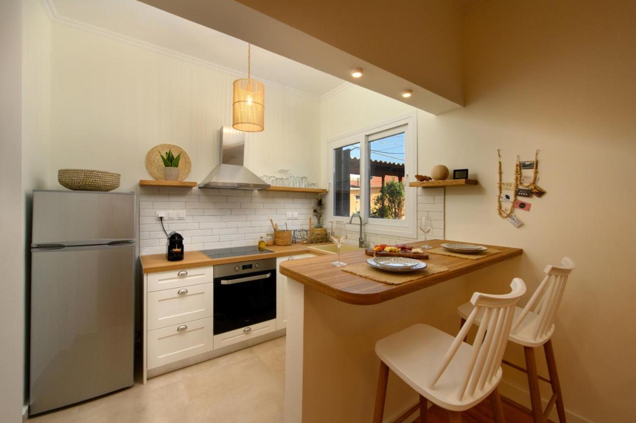 La Maisonette House In The Heart Of Liapades Close To Rovinia Beach & Paleokastritsa Esterno foto